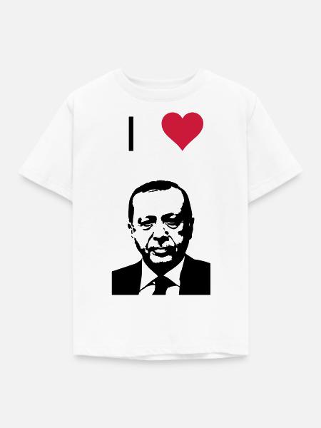 Recep Tayyip Erdoğan - Kinder T-Shirt - Weiß