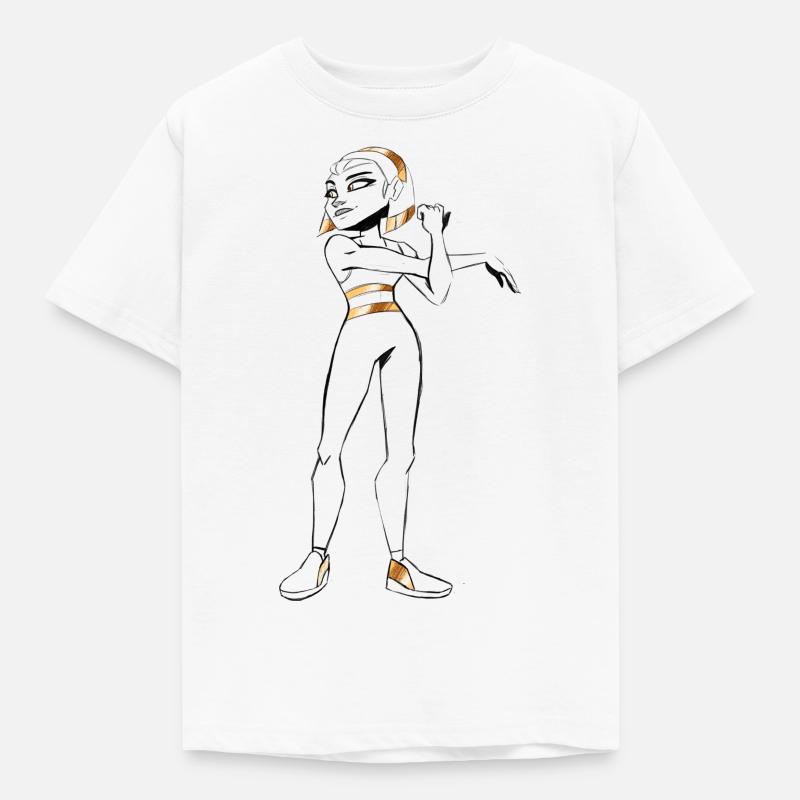 kamila Sketch Two - T-shirt Enfant - blanc