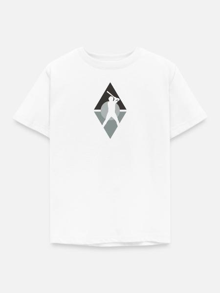 Batting Baserunner - Kinder T-Shirt - Weiß