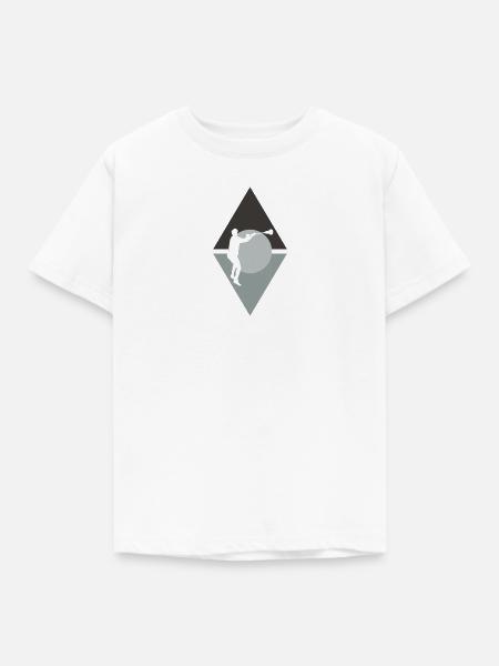 Intercrosse Lacrosse field - Kinder T-Shirt - Weiß