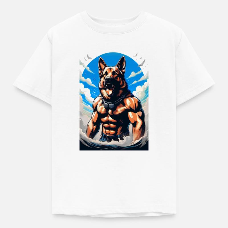 Chien d’été - T-shirt Enfant - blanc