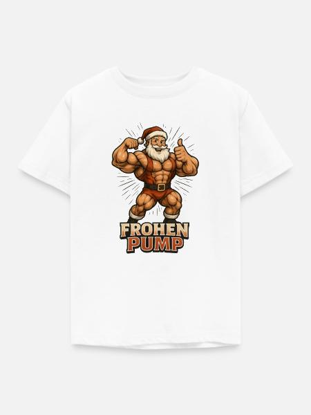 Frohen Pump - Kinder T-Shirt - Weiß