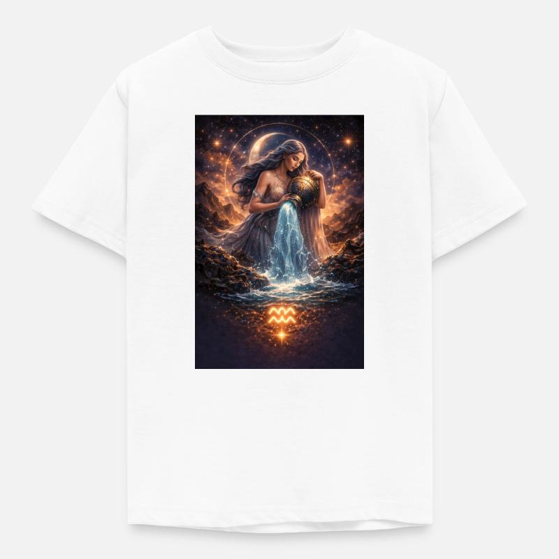 Wassermann - Kinder T-Shirt - Weiß