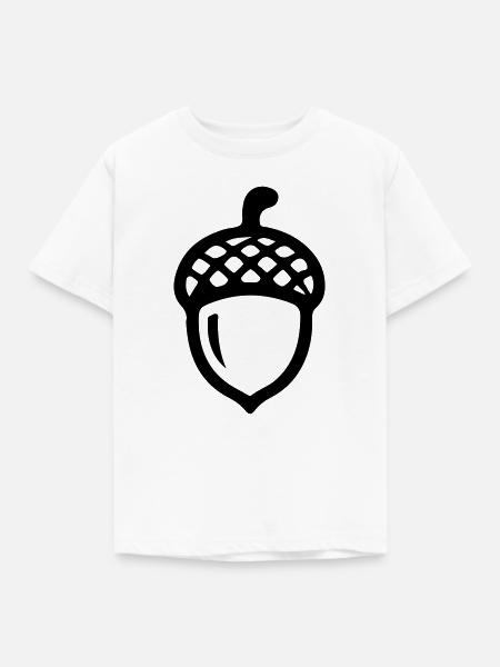 Eichel Symbol - Kinder T-Shirt - Weiß