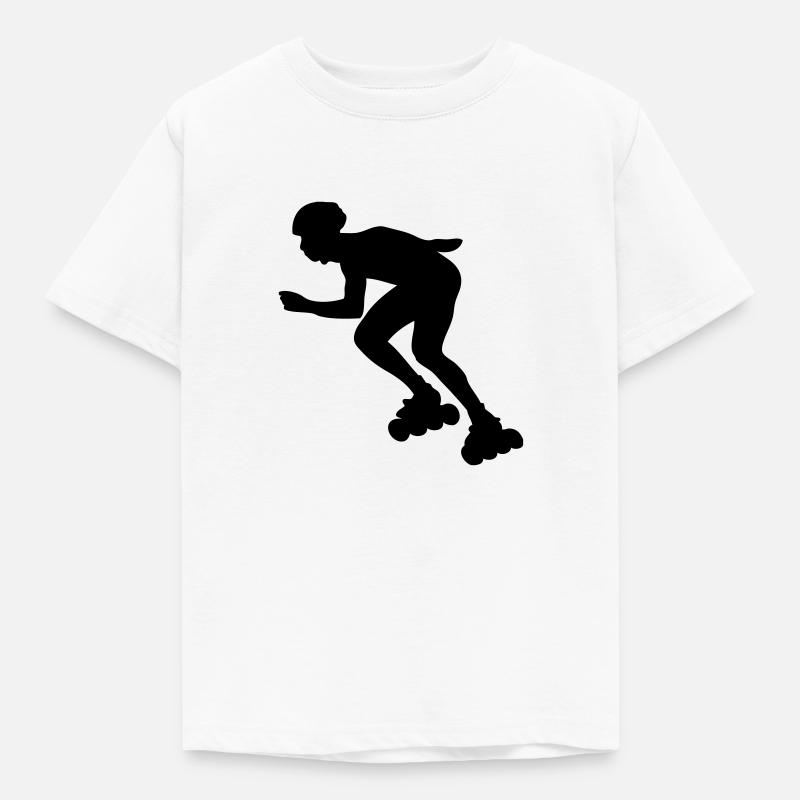 Inline skating - Inline skates - Kinder T-Shirt - Weiß