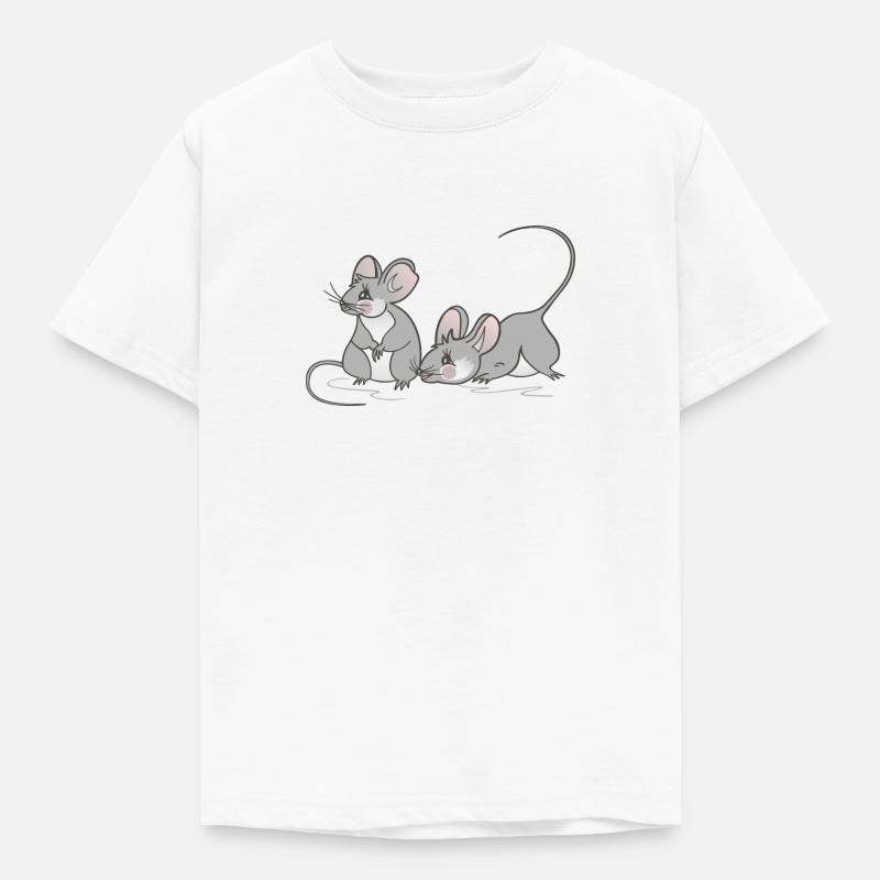Maus Mäuschen Kinder Frauen Geburtstag - Kinder T-Shirt - Weiß