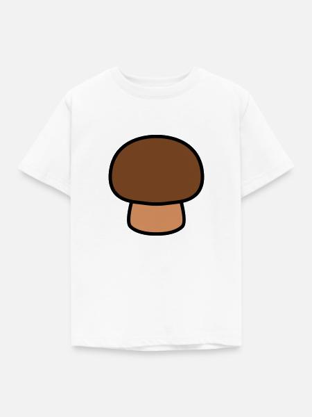 Champignon - Kinder T-Shirt - Weiß
