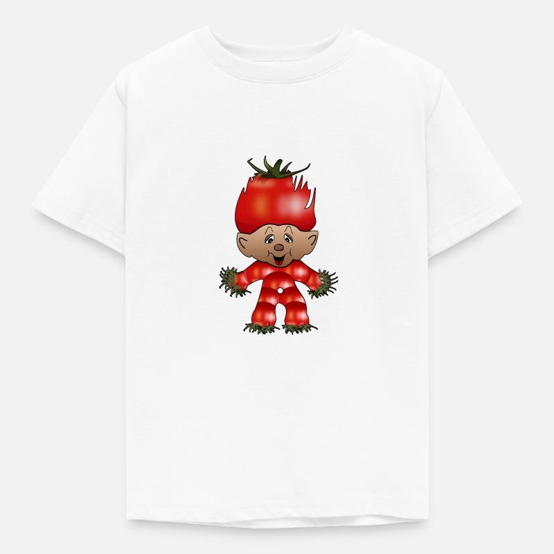 Tomate, tomate, poupée, poupée de tomate - T-shirt Enfant - blanc