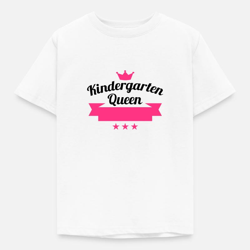 Kindergarten Queen Mädchen - Kinder T-Shirt - Weiß