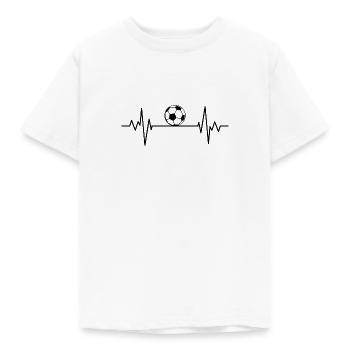 foot. t shirt football ballon de foot soccer - T-shirt Enfant - blanc - Devant - AI Model Kid Male (0cm)