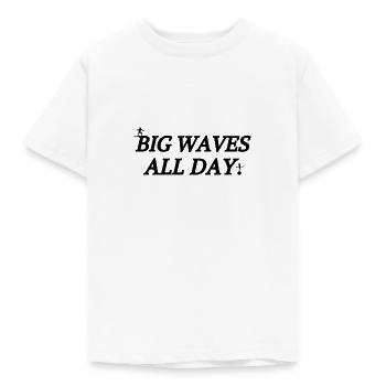 Surfen - Surfer - Surfer - Surfergirl - Wellen - Kinder T-Shirt - Weiß - Vorne - AI Model Kid Male (0cm)