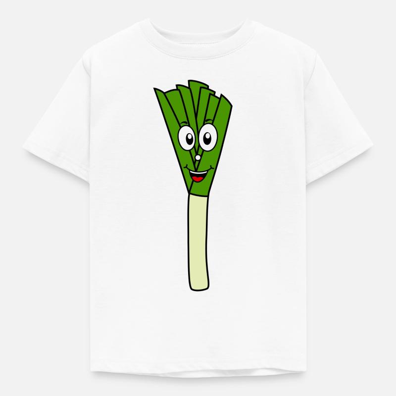Lauch - Kinder T-Shirt - Weiß