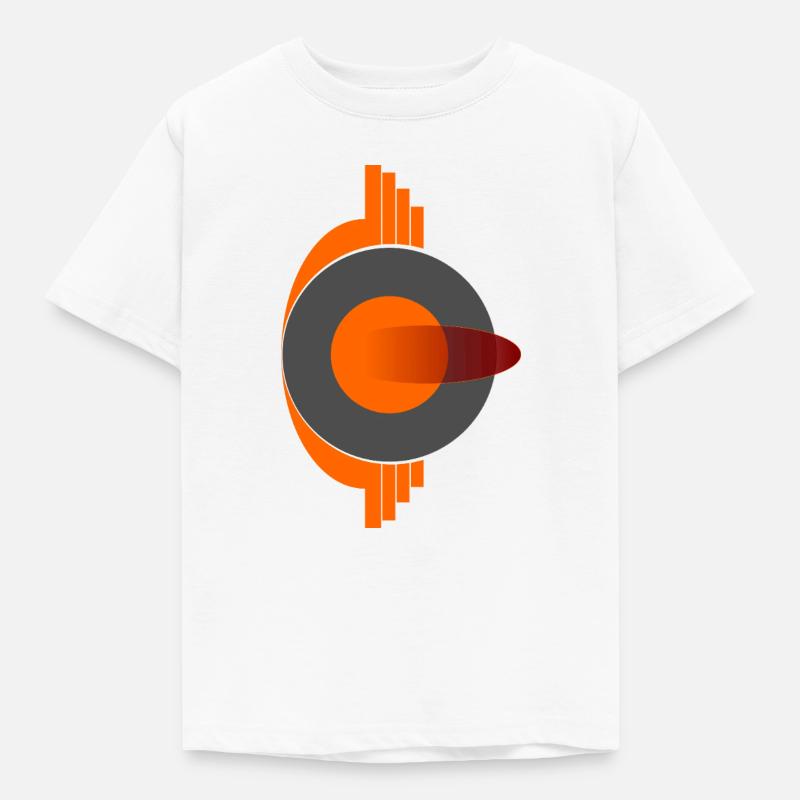 Logo abstrait de l’œil de Phoenix - T-shirt Enfant - blanc