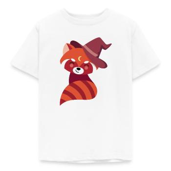 Panda rouge au chapeau magique - T-shirt Enfant - blanc - Devant - AI Model Kid Male (0cm)