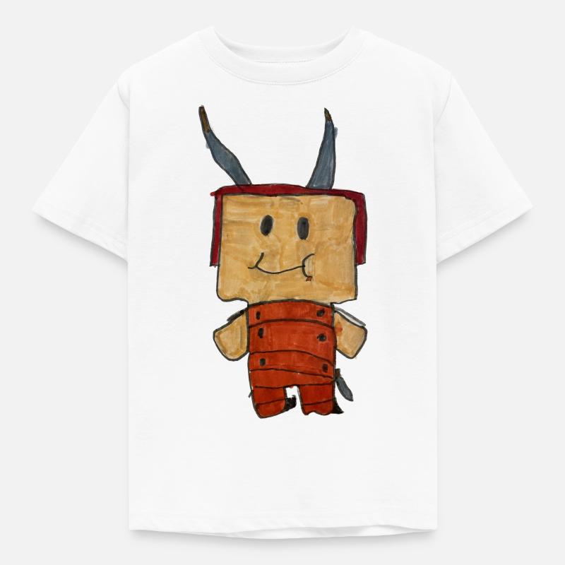 Samurai - Kinder T-Shirt - Weiß
