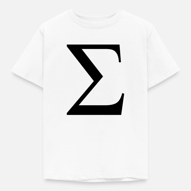 Sigma - Kinder T-Shirt - Weiß