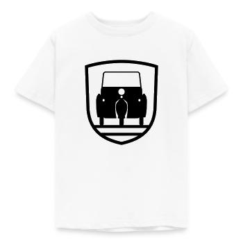Krause Duo Emblem - Kinder T-Shirt - Weiß - Vorne - AI Model Kid Male (0cm)