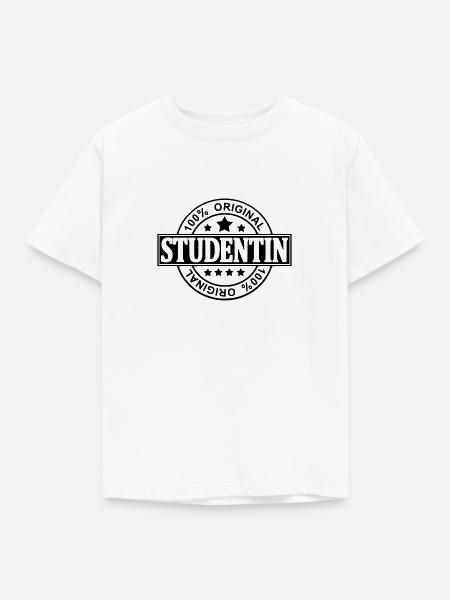 studentin - Kinder T-Shirt - Weiß