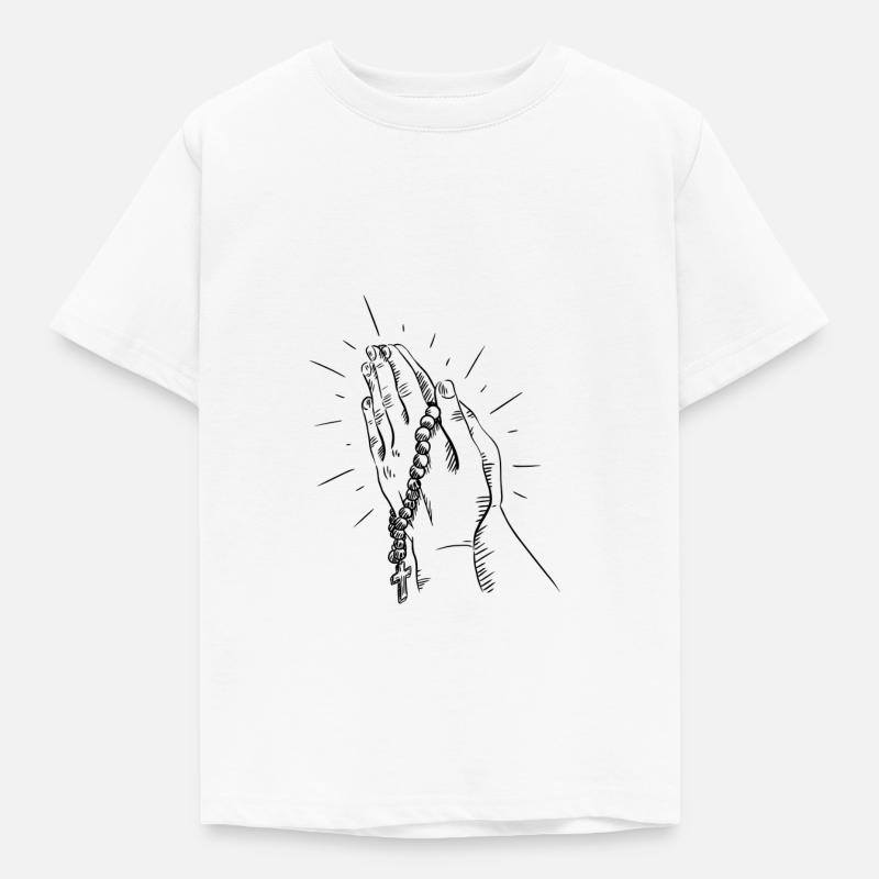 Prayer - Kinder T-Shirt - Weiß
