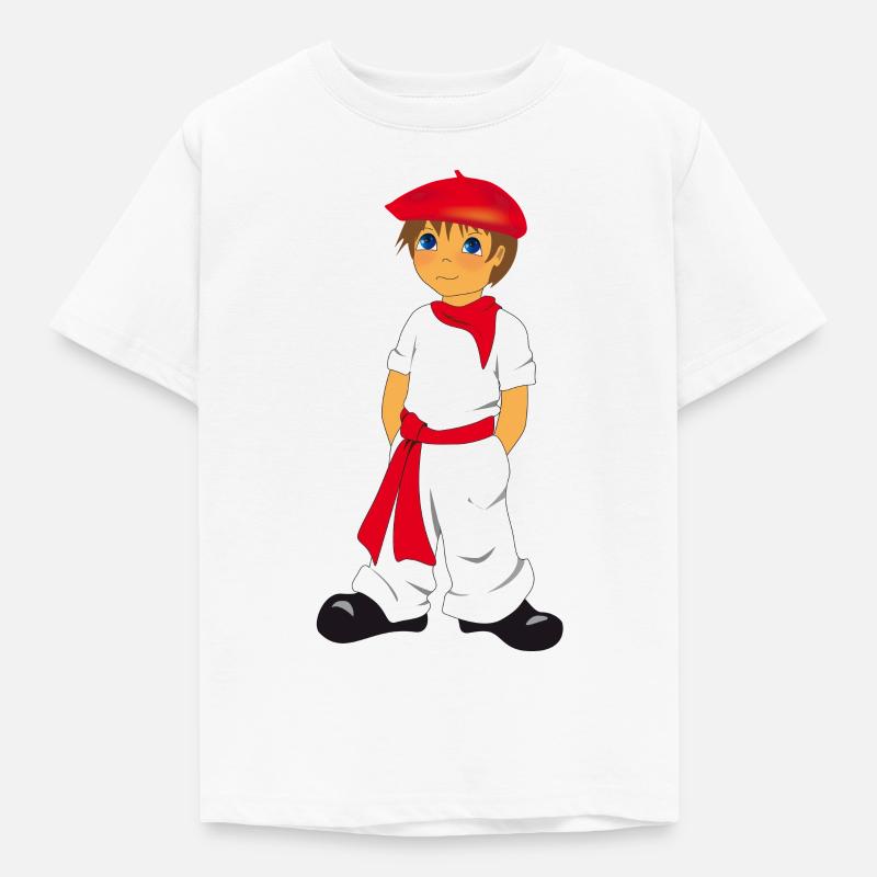 P'tit basque - T-shirt Enfant - blanc