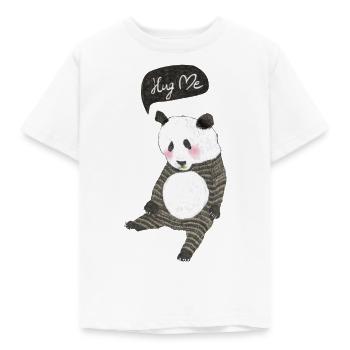 Hug Me - Kids' T-Shirt - white - Front - AI Model Kid Male (0cm)