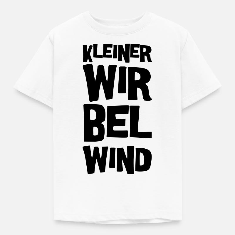 Kleiner Wirbelwind - Kinder T-Shirt - Weiß