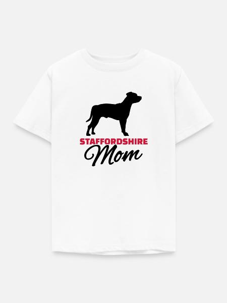 Staffordshire - Kinder T-Shirt - Weiß