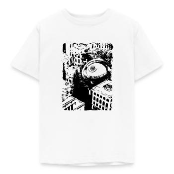 Spiral Eye of Observation - Kids' T-Shirt - white - Front - AI Model Kid Male (0cm)