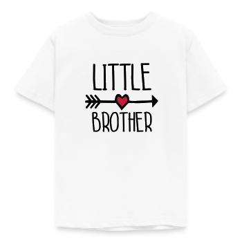 Little brother - Kinder T-Shirt - Weiß - Vorne - AI Model Kid Male (0cm)