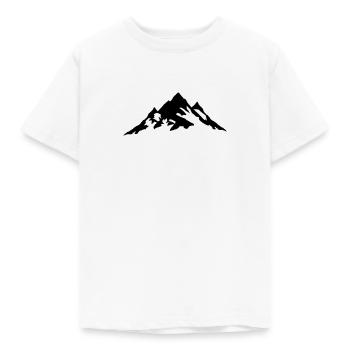 Berg, Berge - Kinder T-Shirt - Weiß - Vorne - AI Model Kid Male (0cm)