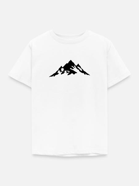 Berg, Berge - Kinder T-Shirt - Weiß