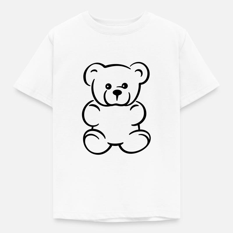 Teddy - Gift Gift Idea - Kids' T-Shirt - white