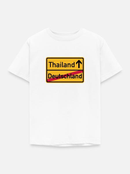 Thailand - Kinder T-Shirt - Weiß