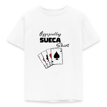 Chemise officielle Sueca - T-shirt Enfant - blanc - Devant - AI Model Kid Male (0cm)