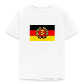 Drapeau de la RDA (stylisé) - T-shirt Enfant - blanc - Devant - AI Model Kid Male (0cm)