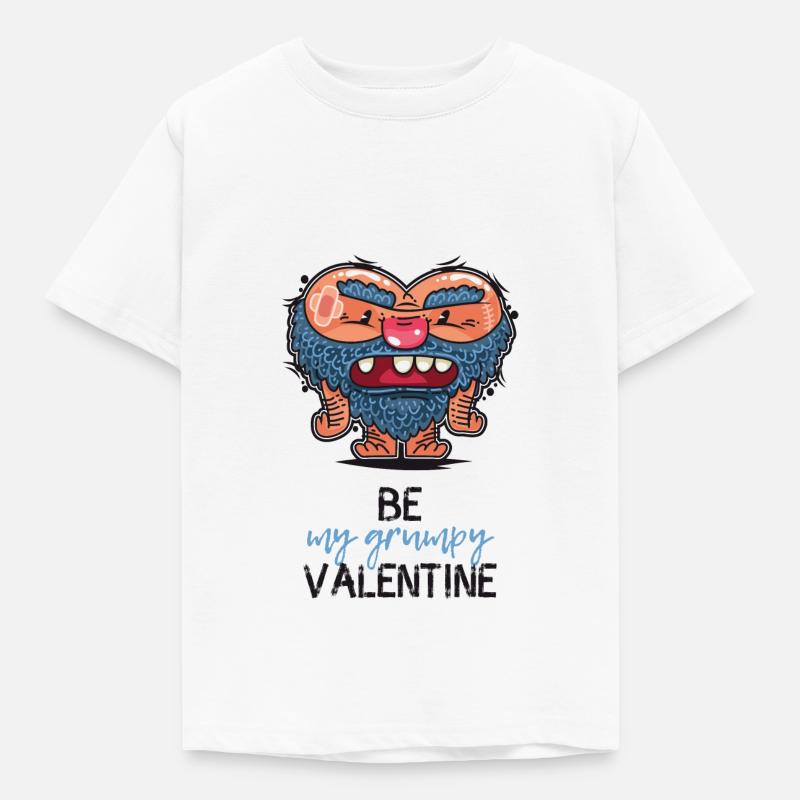 Grumpy Valentine - T-shirt Enfant - blanc