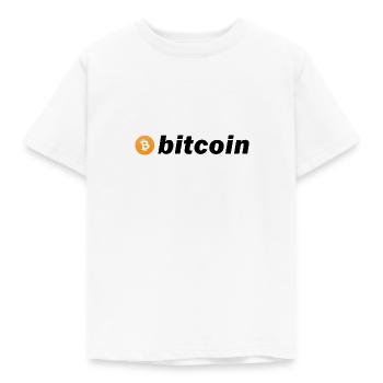 Bitcoin - Kinder T-Shirt - Weiß - Vorne - AI Model Kid Male (0cm)