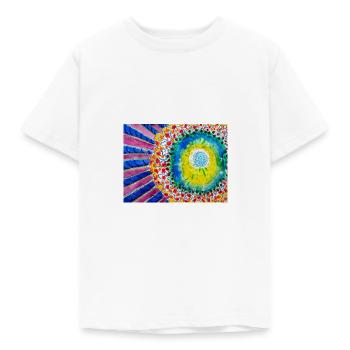 ©Frühlingsblüte - by Xenia Nitzberg - Kinder T-Shirt - Weiß - Vorne - AI Model Kid Male (0cm)