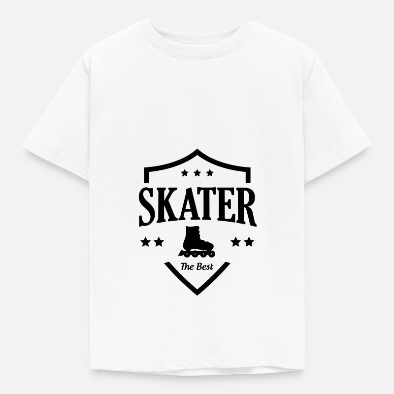 Roller Skates - Kids' T-Shirt - white