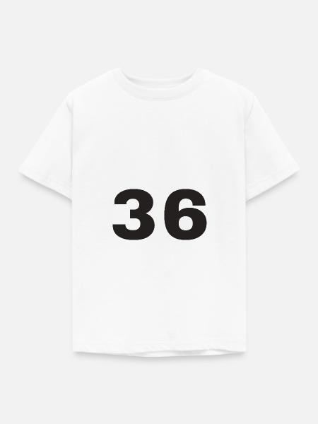 36 - Kinder T-Shirt - Weiß