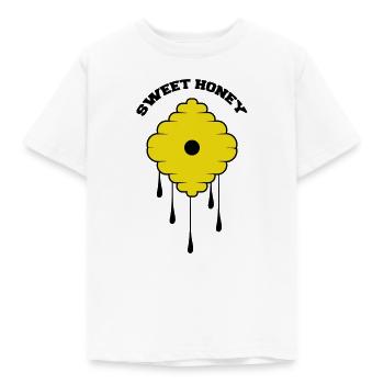 Sweet Honey - Kinder T-Shirt - Weiß - Vorne - AI Model Kid Male (0cm)