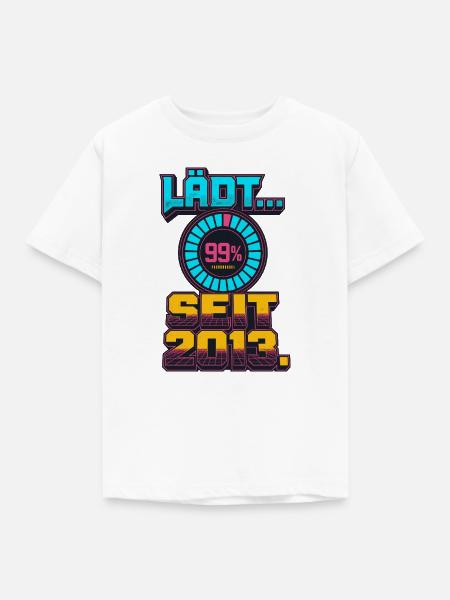 Lädt Seit 2013 Retro Gamer - Kinder T-Shirt - Weiß
