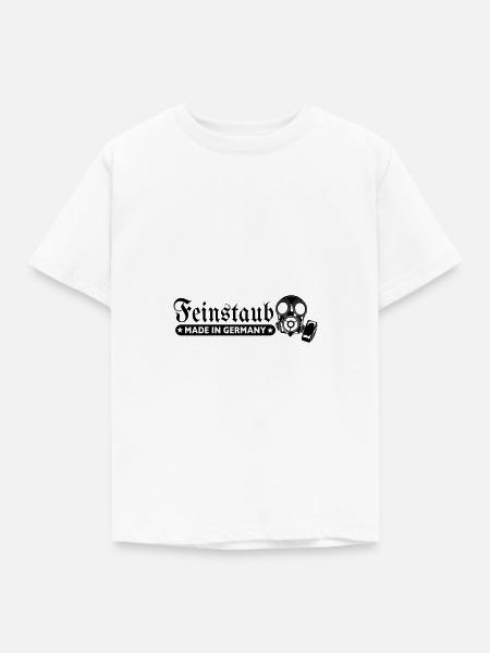 Feinstaub Made in Germany - Kinder T-Shirt - Weiß