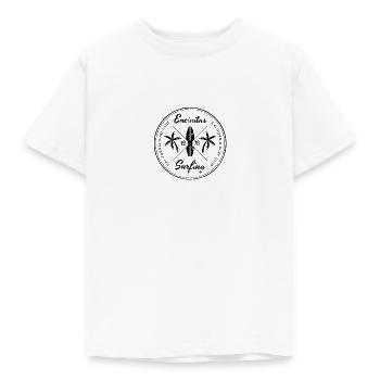 Retro Encinitas California Beach Surfing Fan - Kids' T-Shirt - white - Front - AI Model Kid Male (0cm)