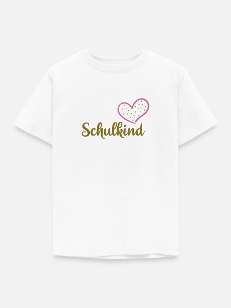 Schulkind - Kinder T-Shirt - Weiß