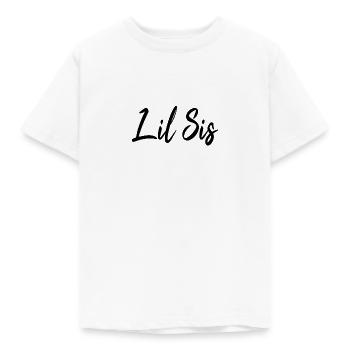 Lil Sis Big Sis Schwestern Partnerlook - Kinder T-Shirt - Weiß - Vorne - AI Model Kid Male (0cm)