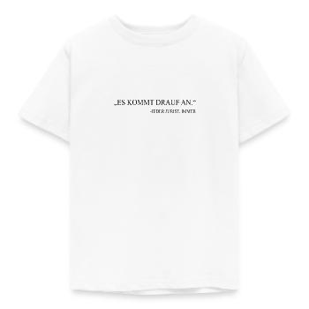 It depends on lawyer gift - Kids' T-Shirt - white - Front - AI Model Kid Male (0cm)