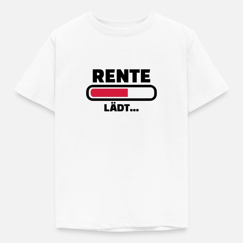 Rente - Kinder T-Shirt - Weiß