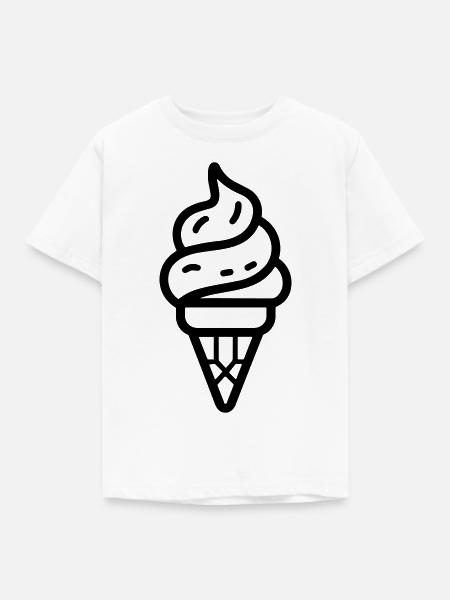 Eis - Kinder T-Shirt - Weiß