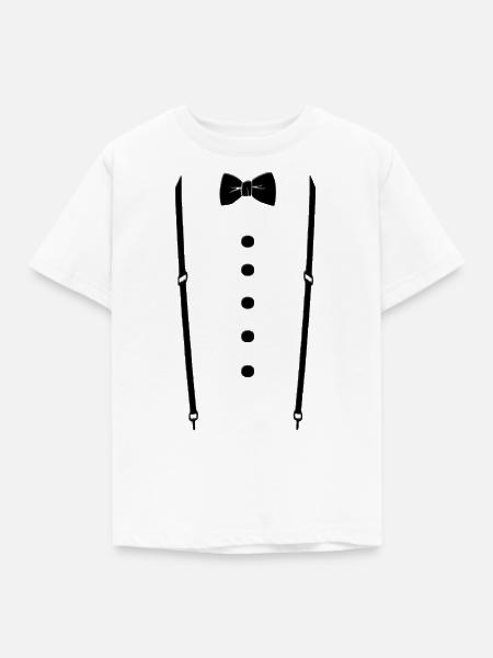 Anzug - Kinder T-Shirt - Weiß